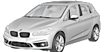 BMW F45 P1E08 Fault Code